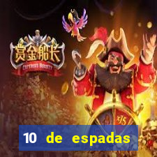 10 de espadas tarot amor